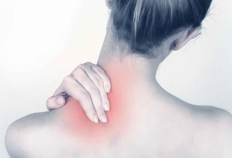 Neck pain illustration