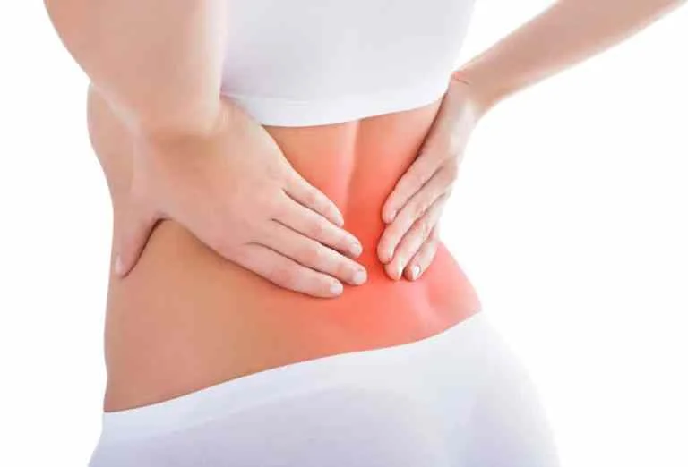 Back pain illustration