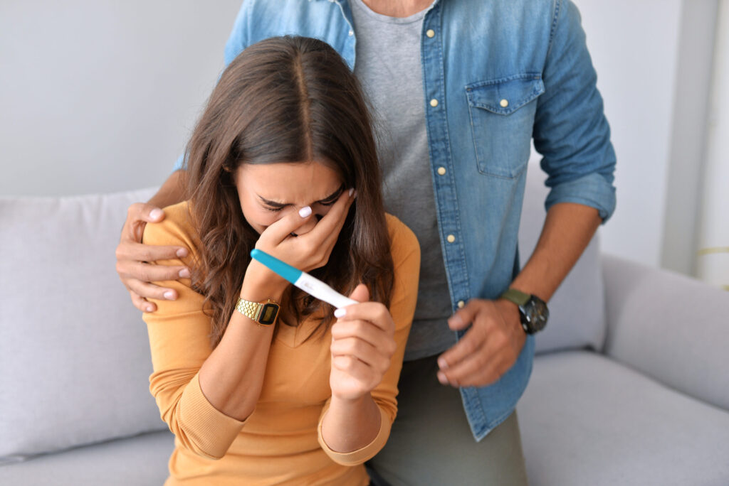 future parents discovering shocked news about pregnancy scaled 1