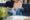 young couple love sitting sofa hugging holding hands