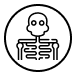 Home 15 Skeleton Icon